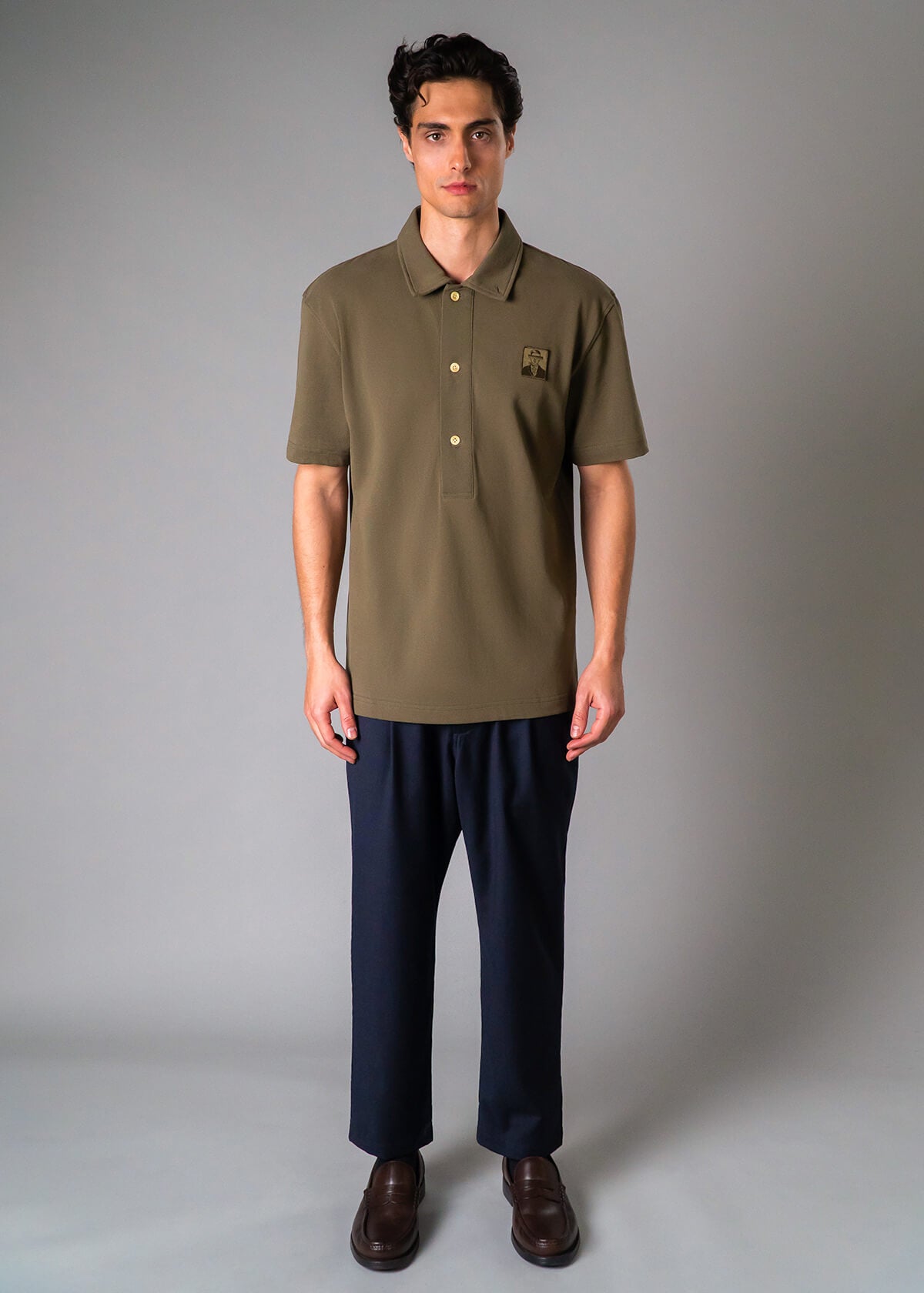 Pique Polo Olive