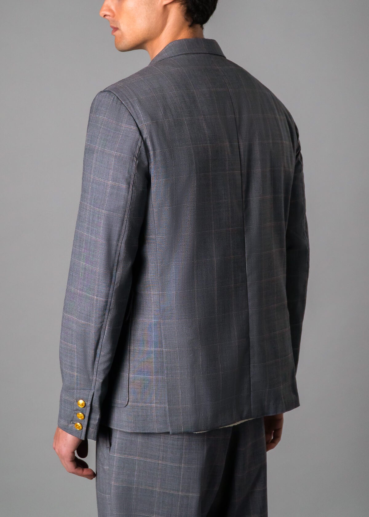 Vtg Plaid Blazer