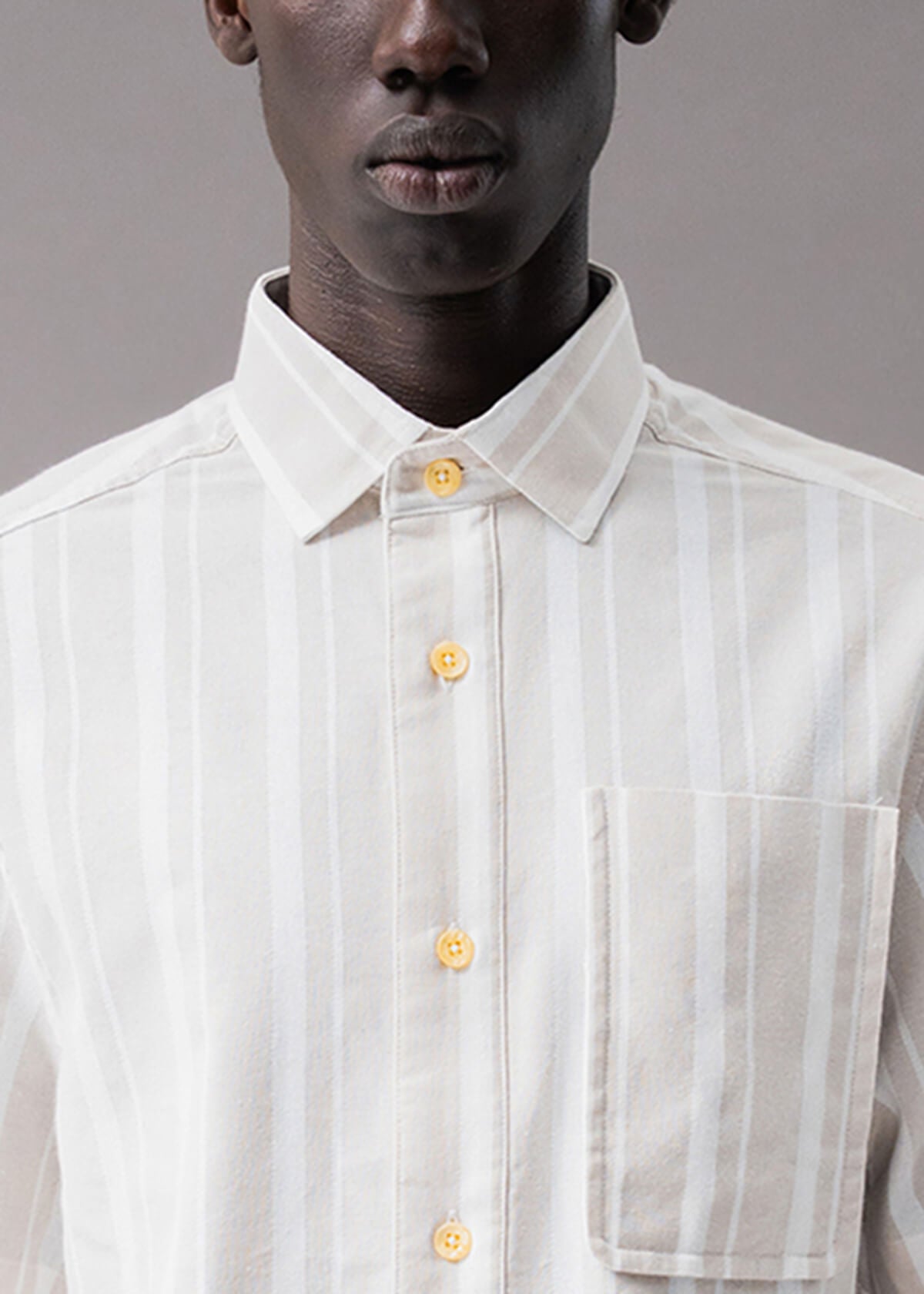 Chevron Stripe Cream