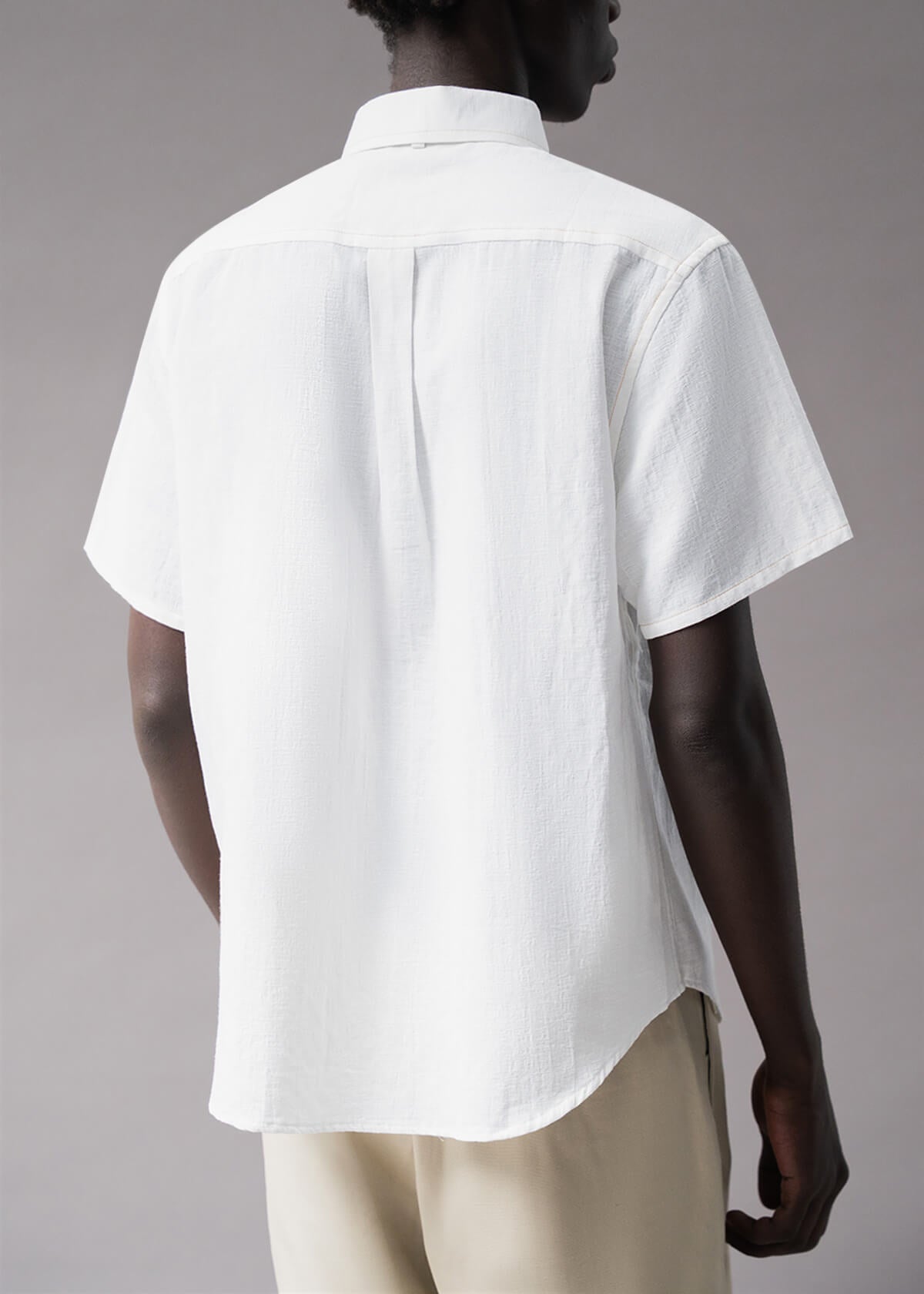 Offset Slub White