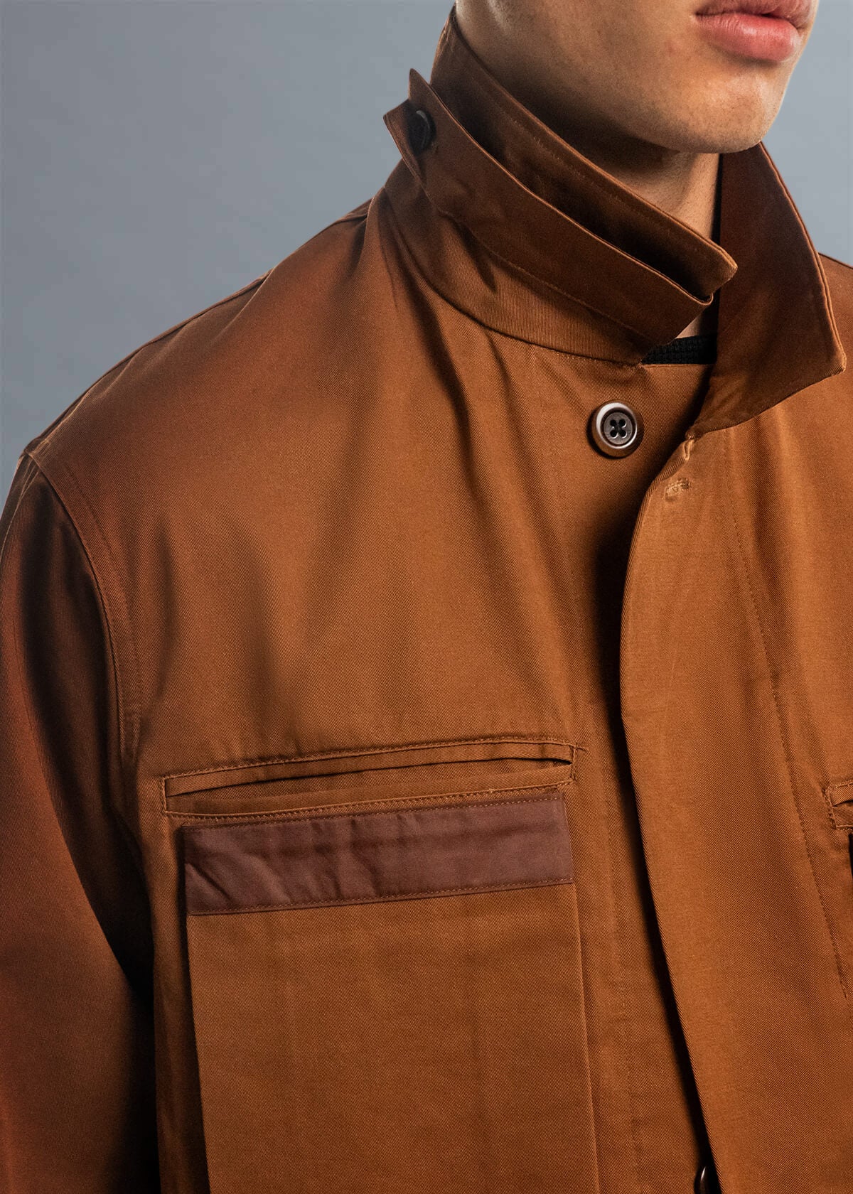 Khaki Gold Twill Cavalier