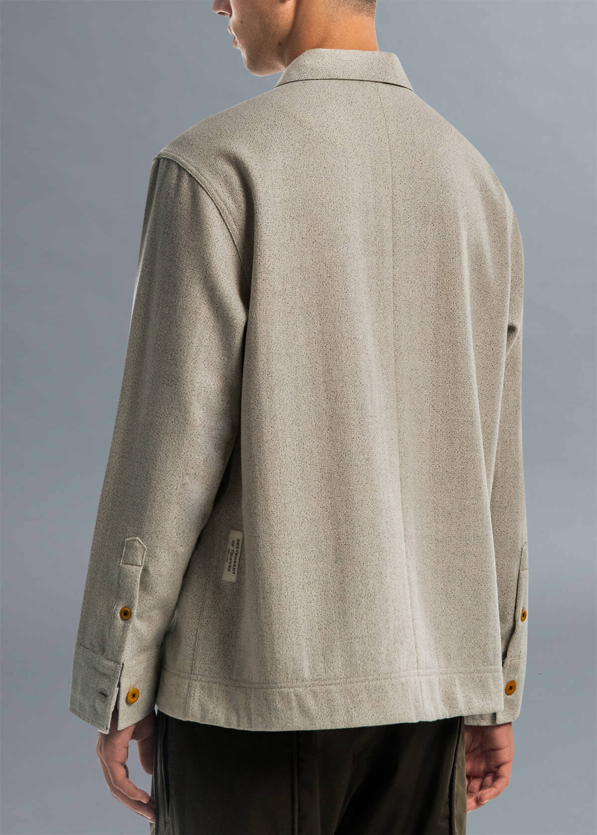 Pixel Wool Shirt Jacket