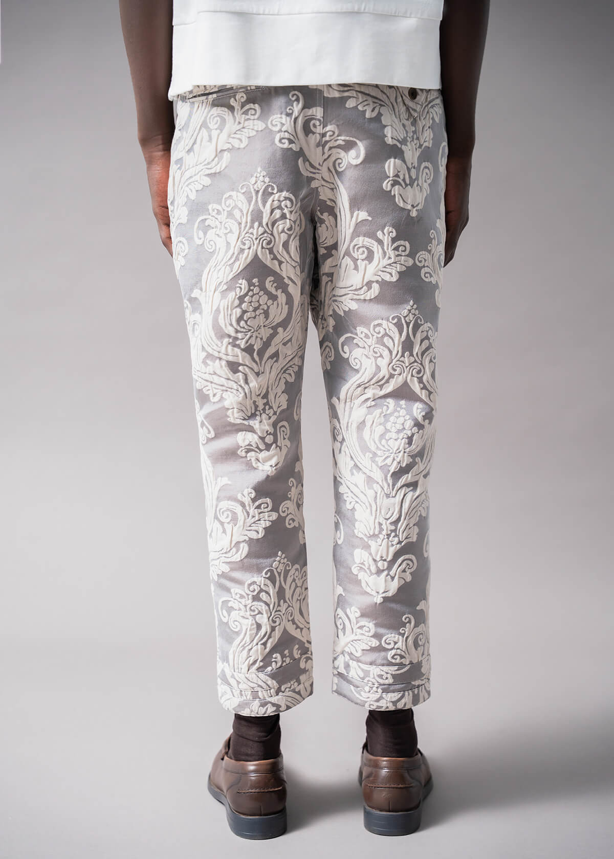 Hand Loom Jacquard Pant: Boxer Fit