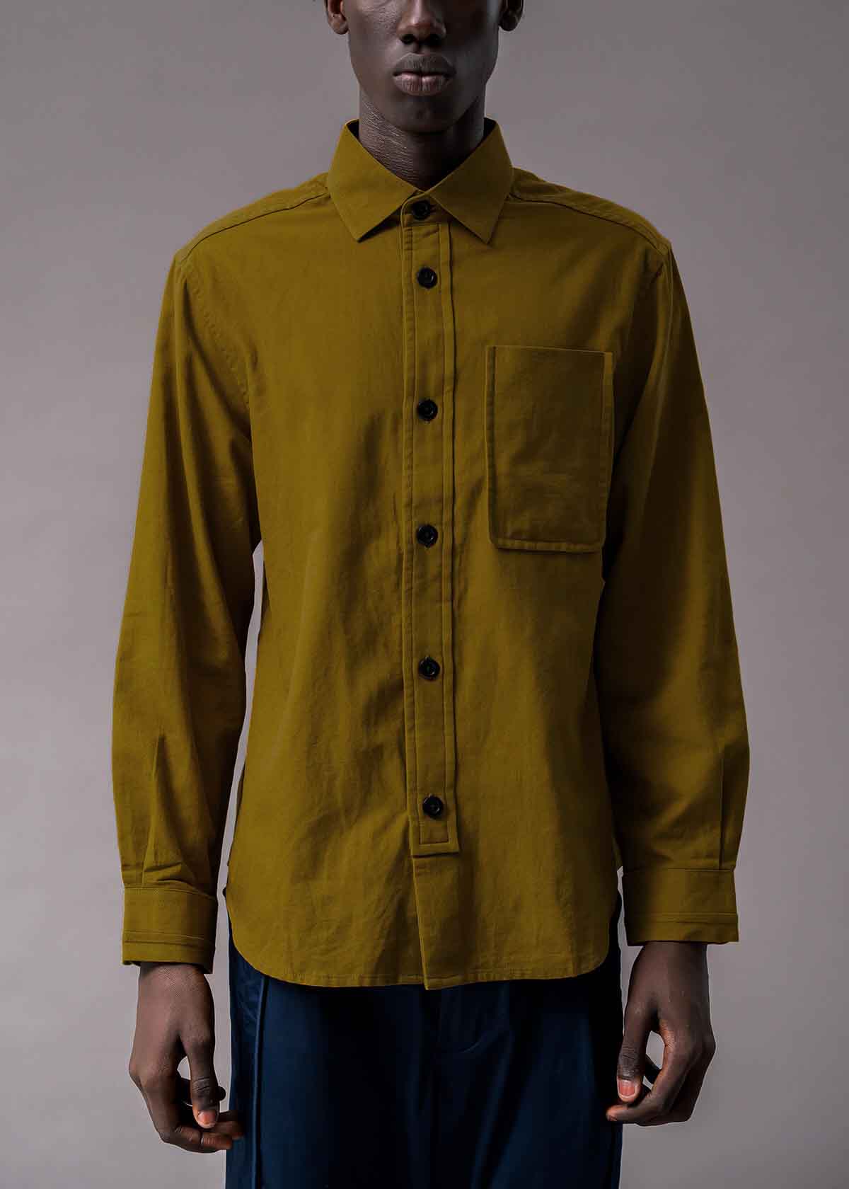 Descendant of Thieves NYC Drop Plkt Canvas Shirt