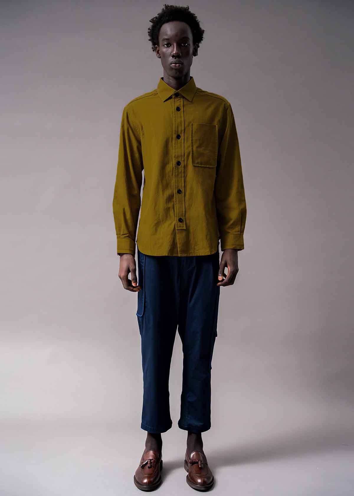 Descendant of Thieves NYC Drop Plkt Canvas Shirt