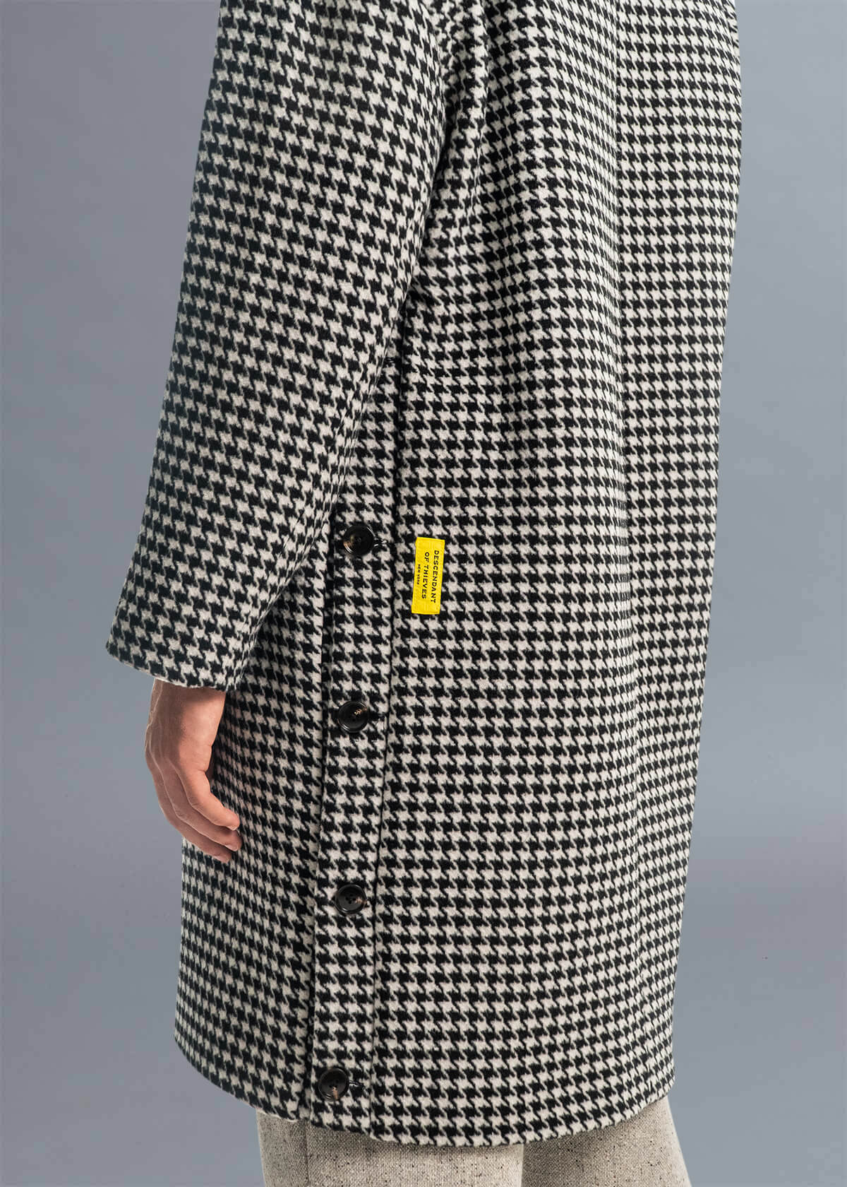 Descendant of Thieves New York Small Batch Menswear Houndstooth Coat