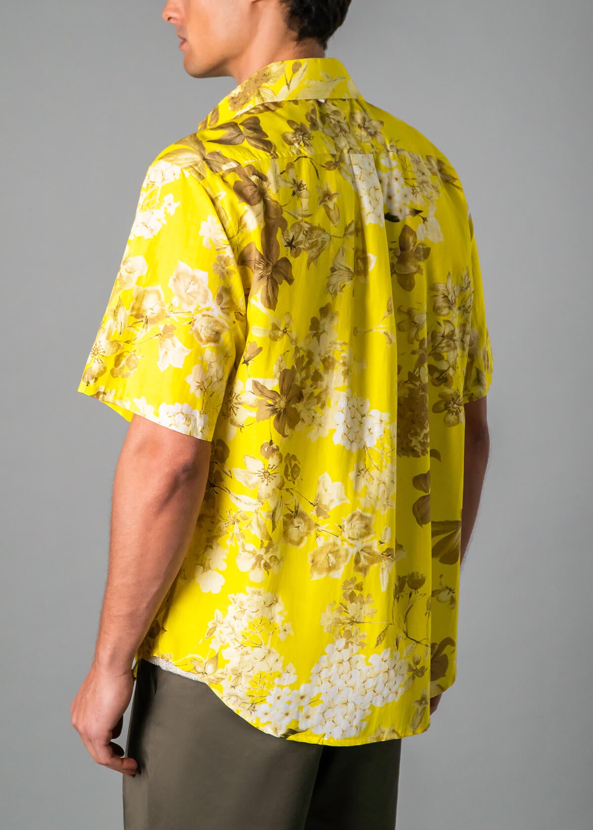 Bold Print White Lotus Inspired