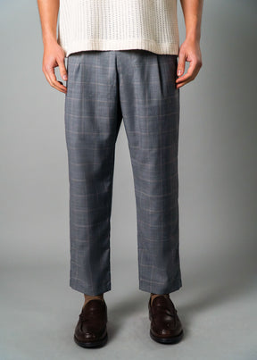 Vtg Grey Plaid: Boxer Fit