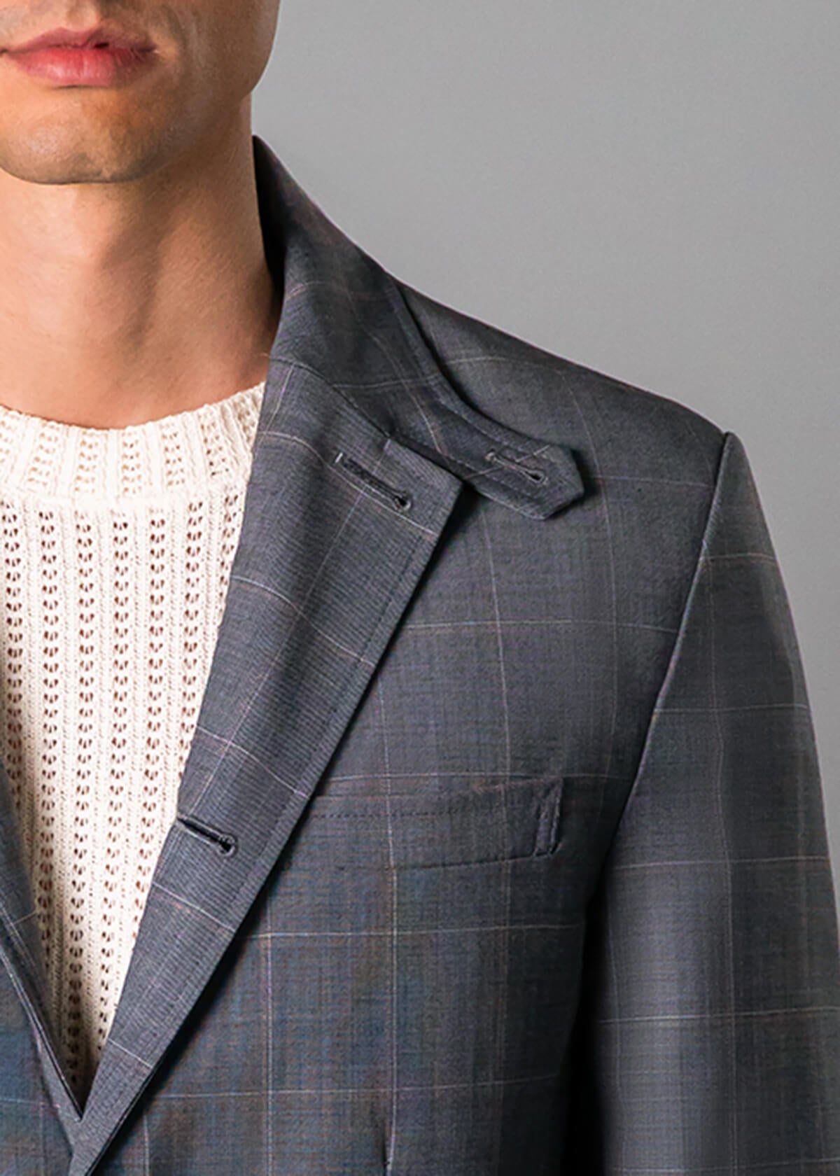 Vtg Plaid Blazer