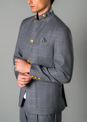 Vtg Plaid Blazer