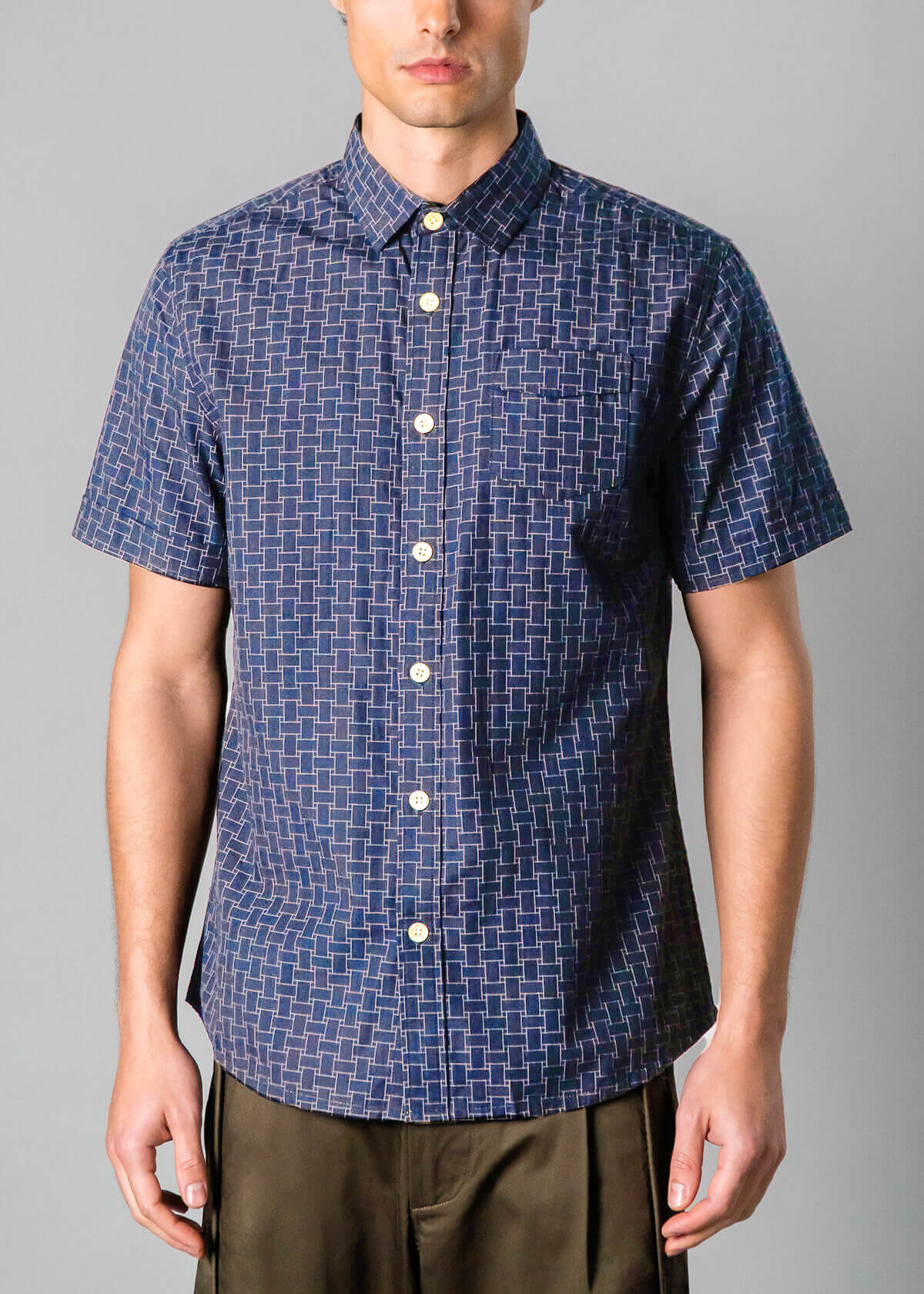 Empty Plaid Navy