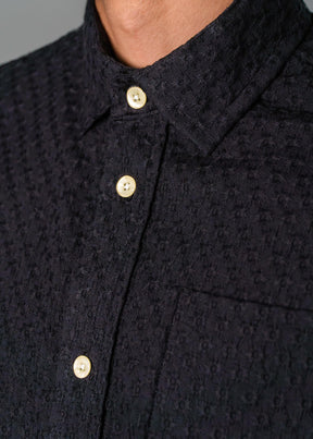 Italy Embroidery Star Black