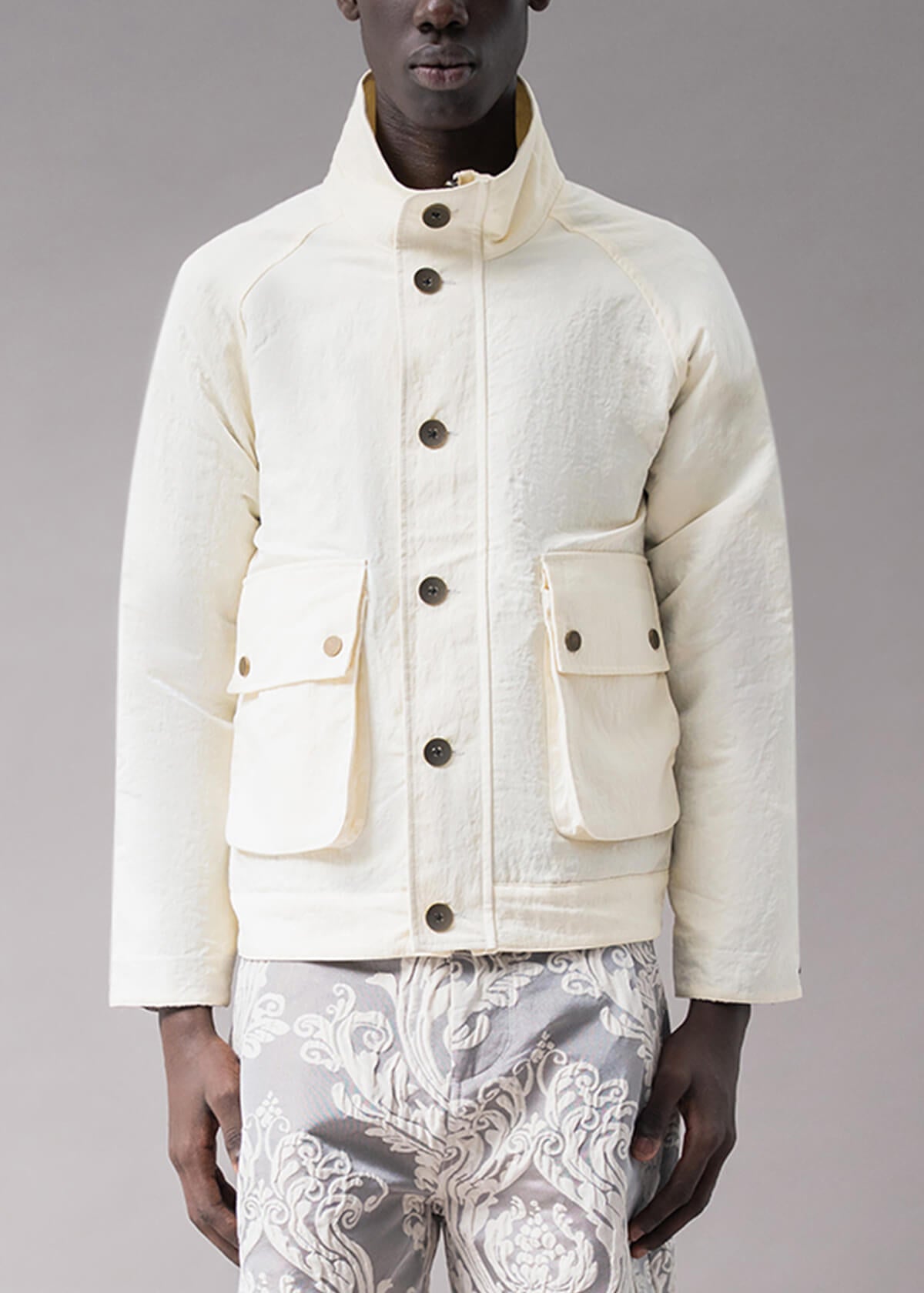 Reversible Hand Loom Jacquard Jkt