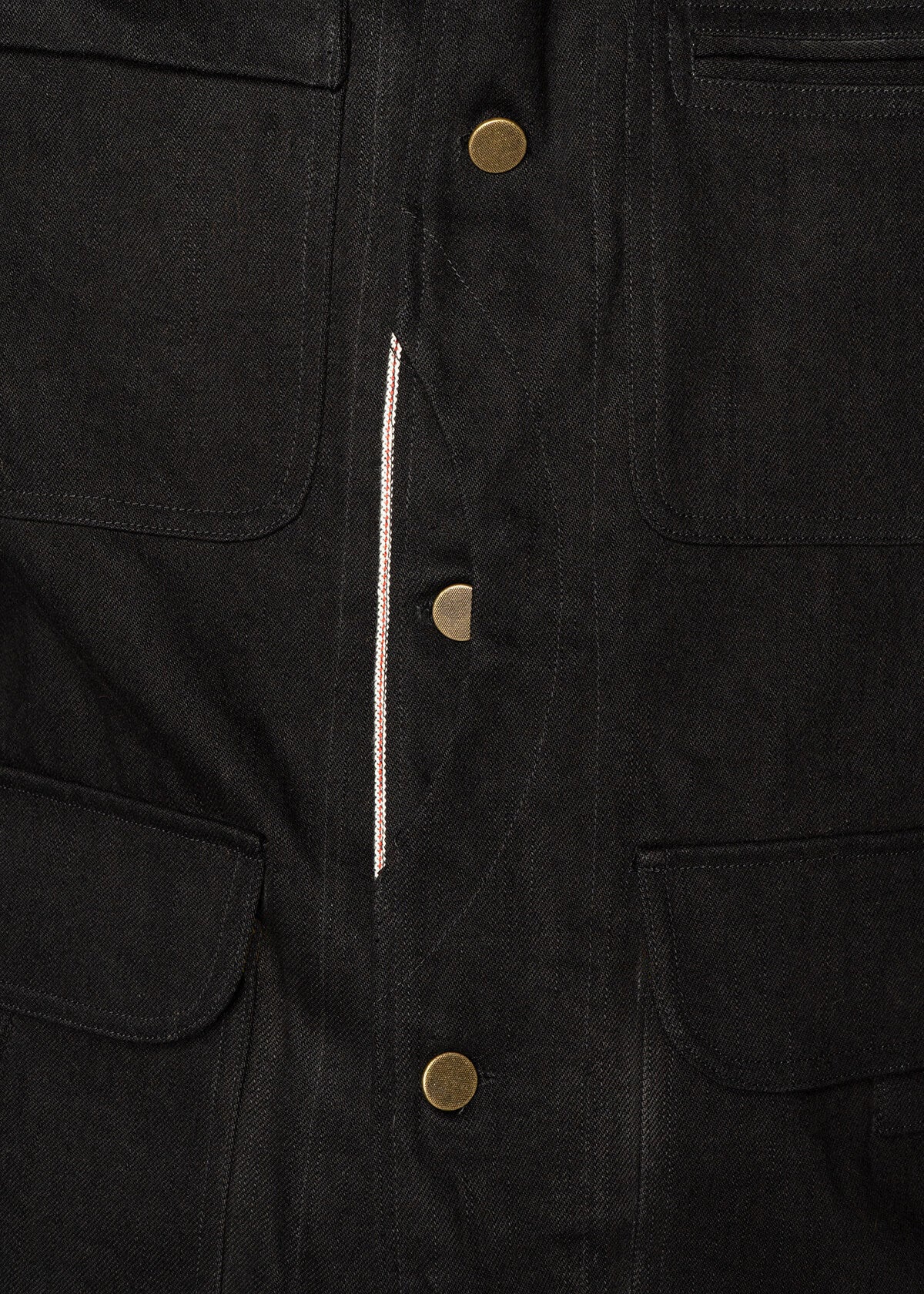 Machinist Selvedge Denim Black