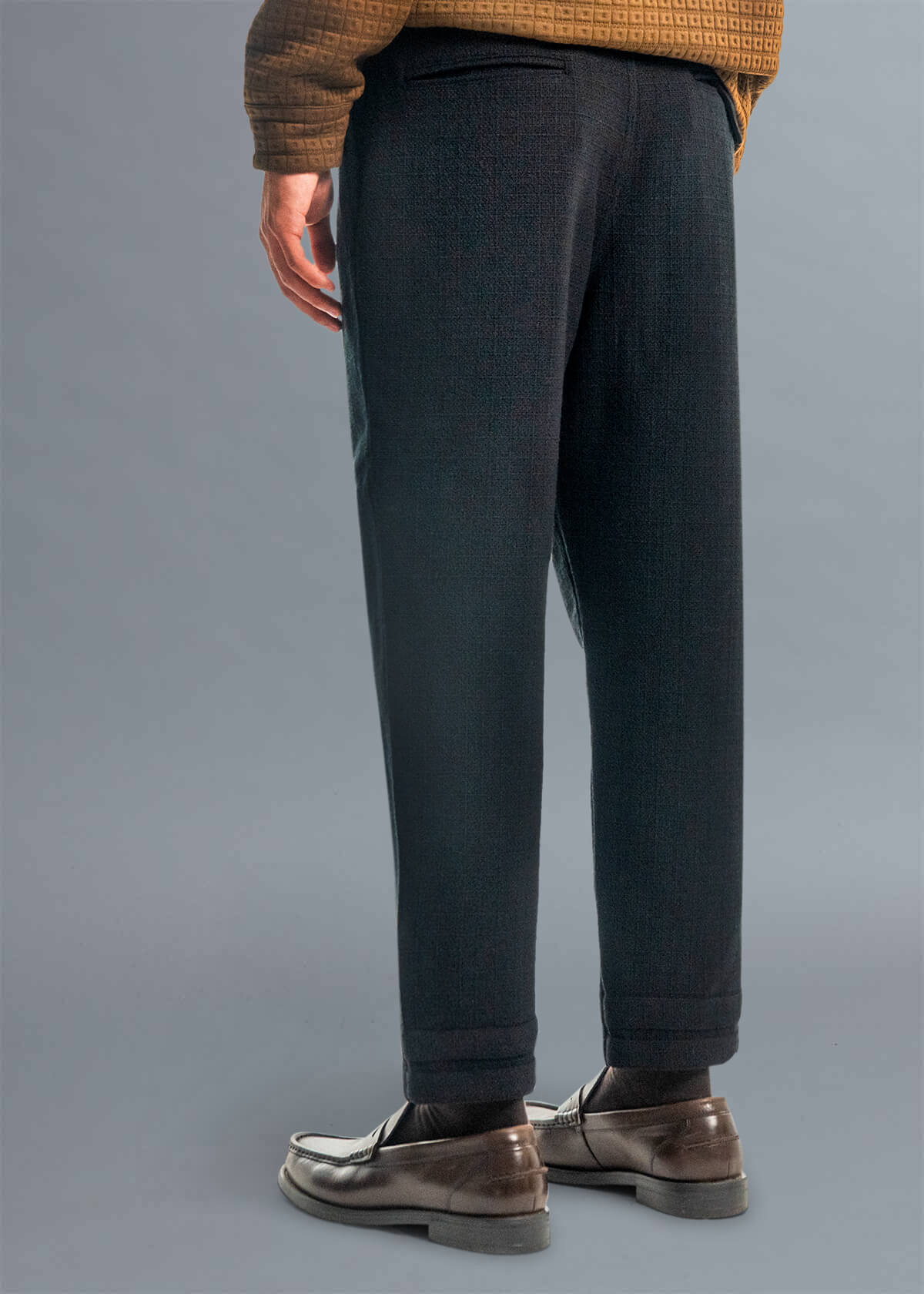 Black Crepe: Boxer Fit