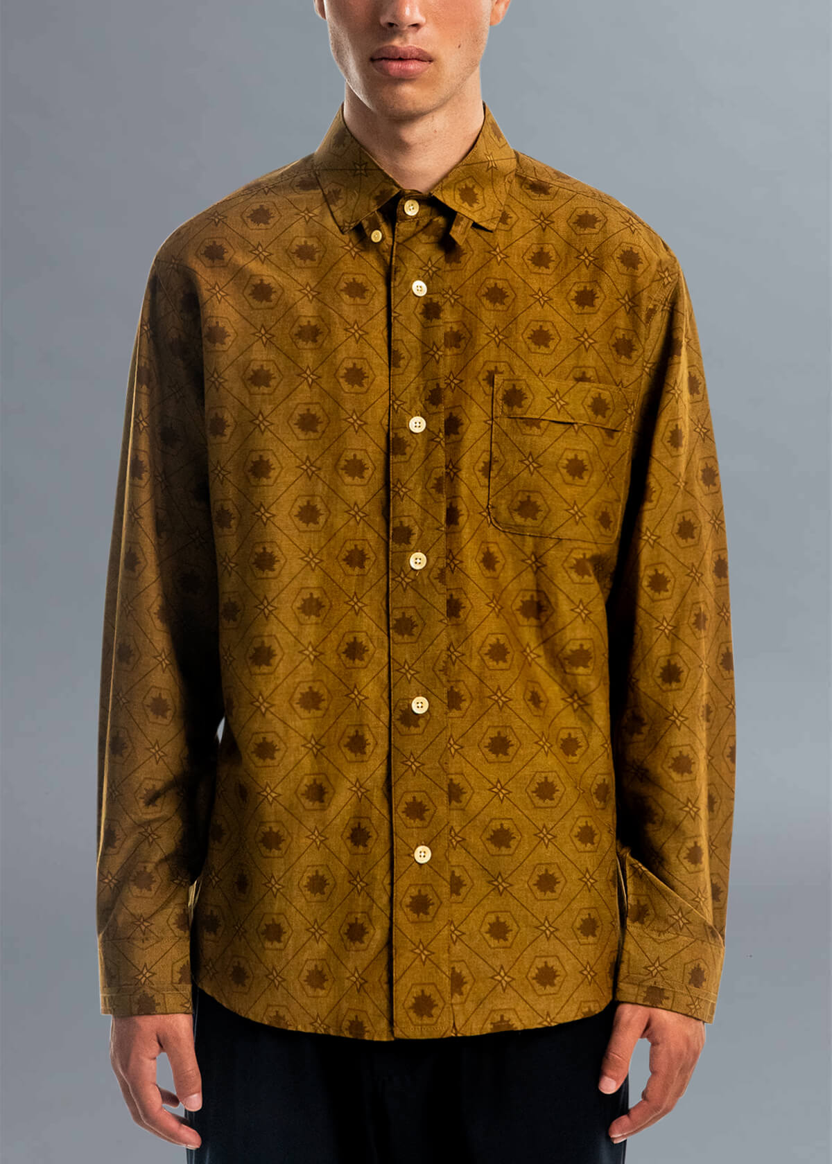 Dot Motif Silk Blend