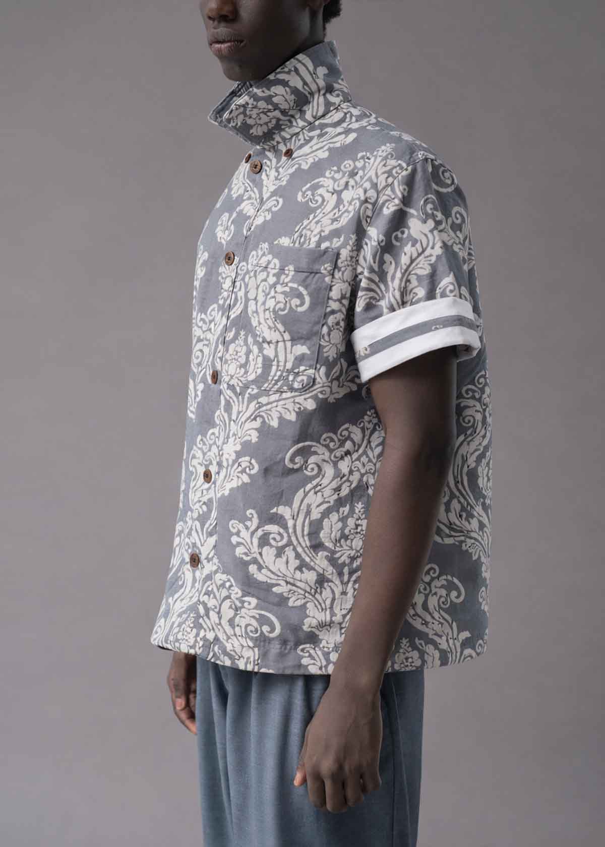 Hand Loom Jacquard Shirt