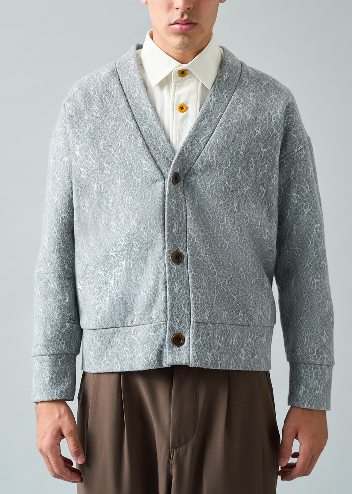 Grey Sketch Cardigan