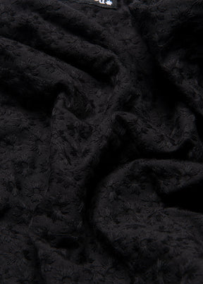 Italy Embroidery Star Black