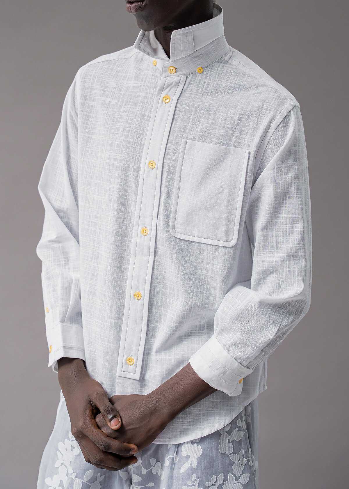 Feather Cross-X White