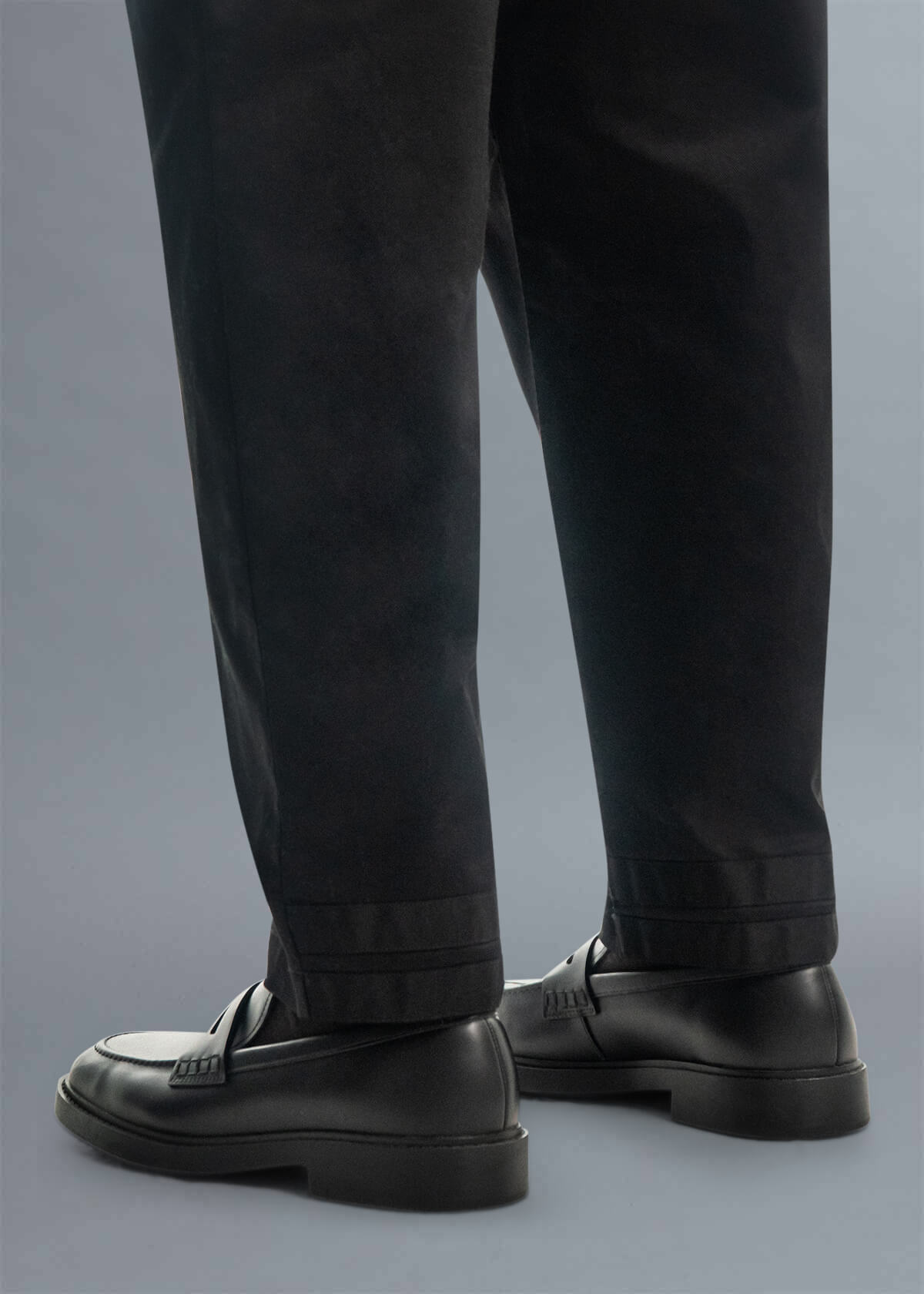 Black Twill: Boxer Fit